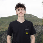 T-shirt Etape du Tour Montains Mixte Noir
