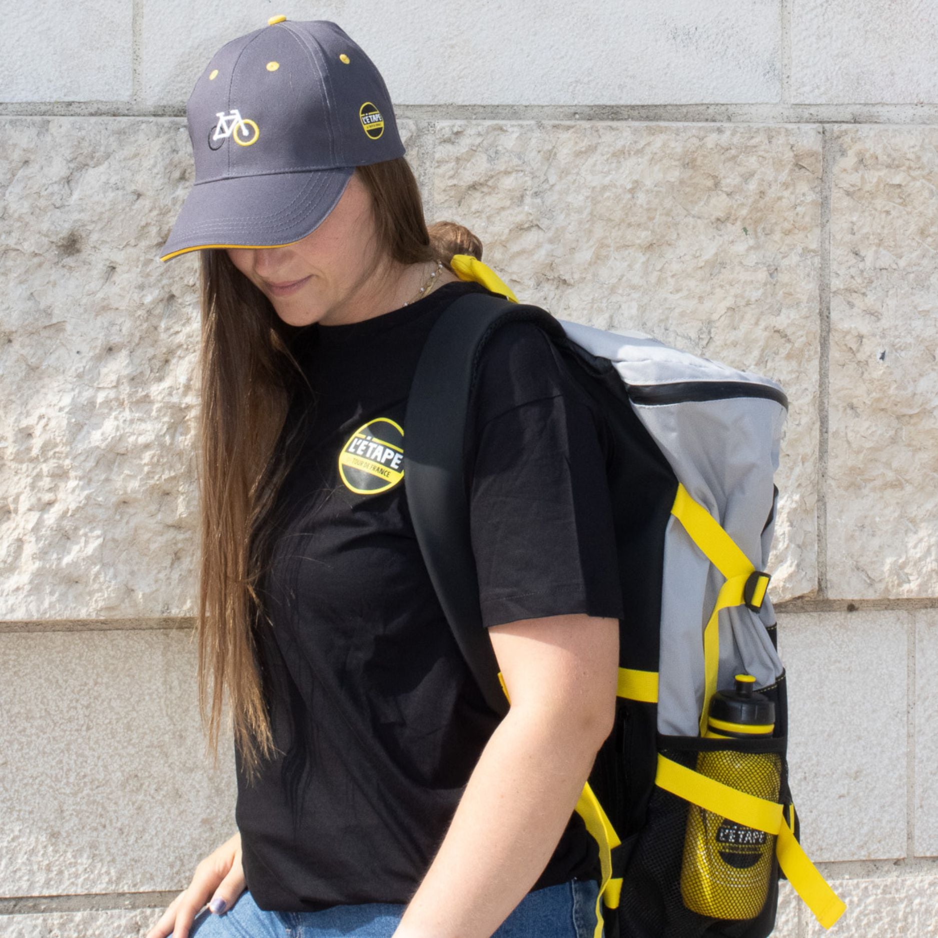 Unisex T-Shirt Etape du Tour Map Black