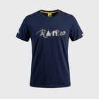 T-shirt Tour De France Monuments de Paris Bleu Mixte