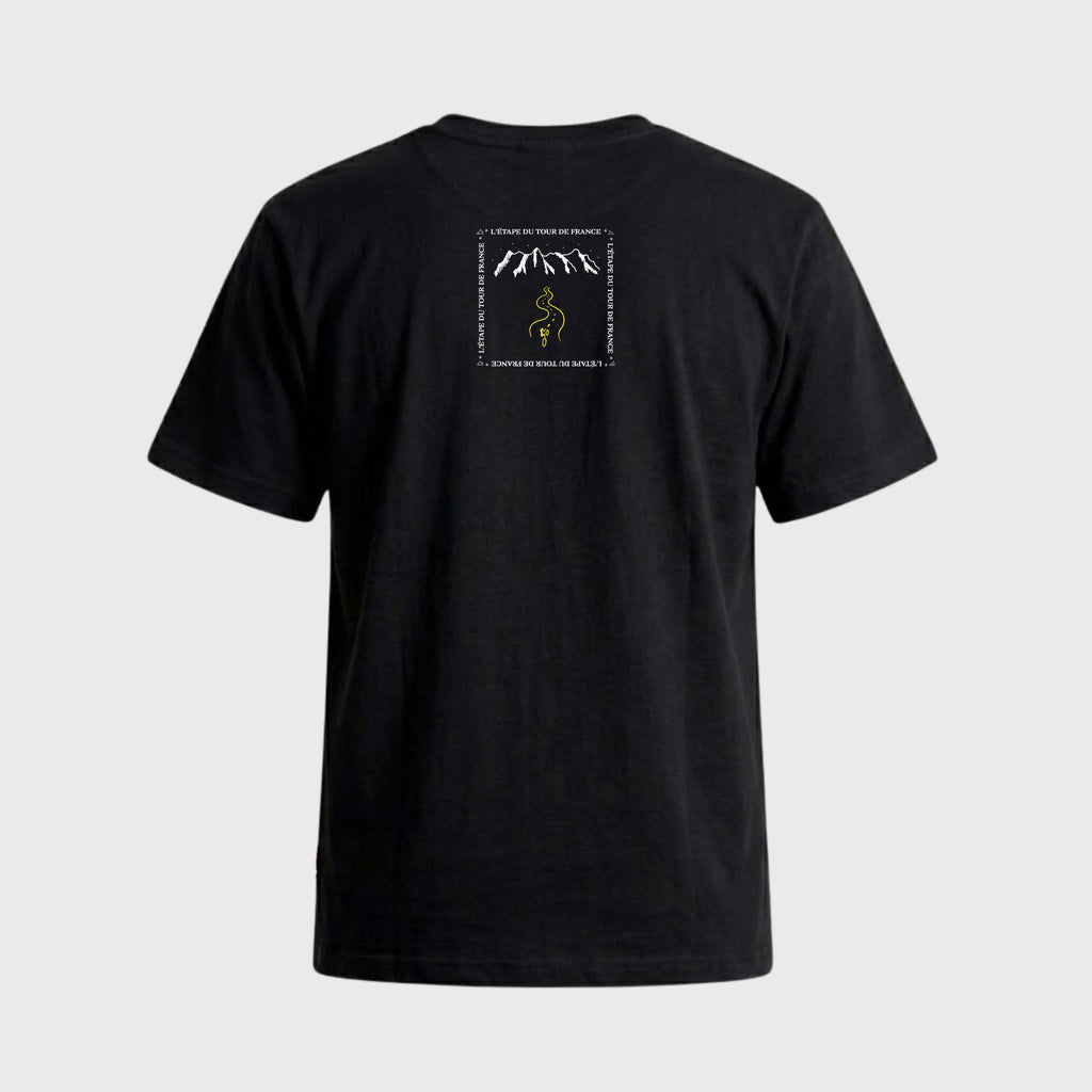 T-shirt Etape du Tour Montains Mixte Noir