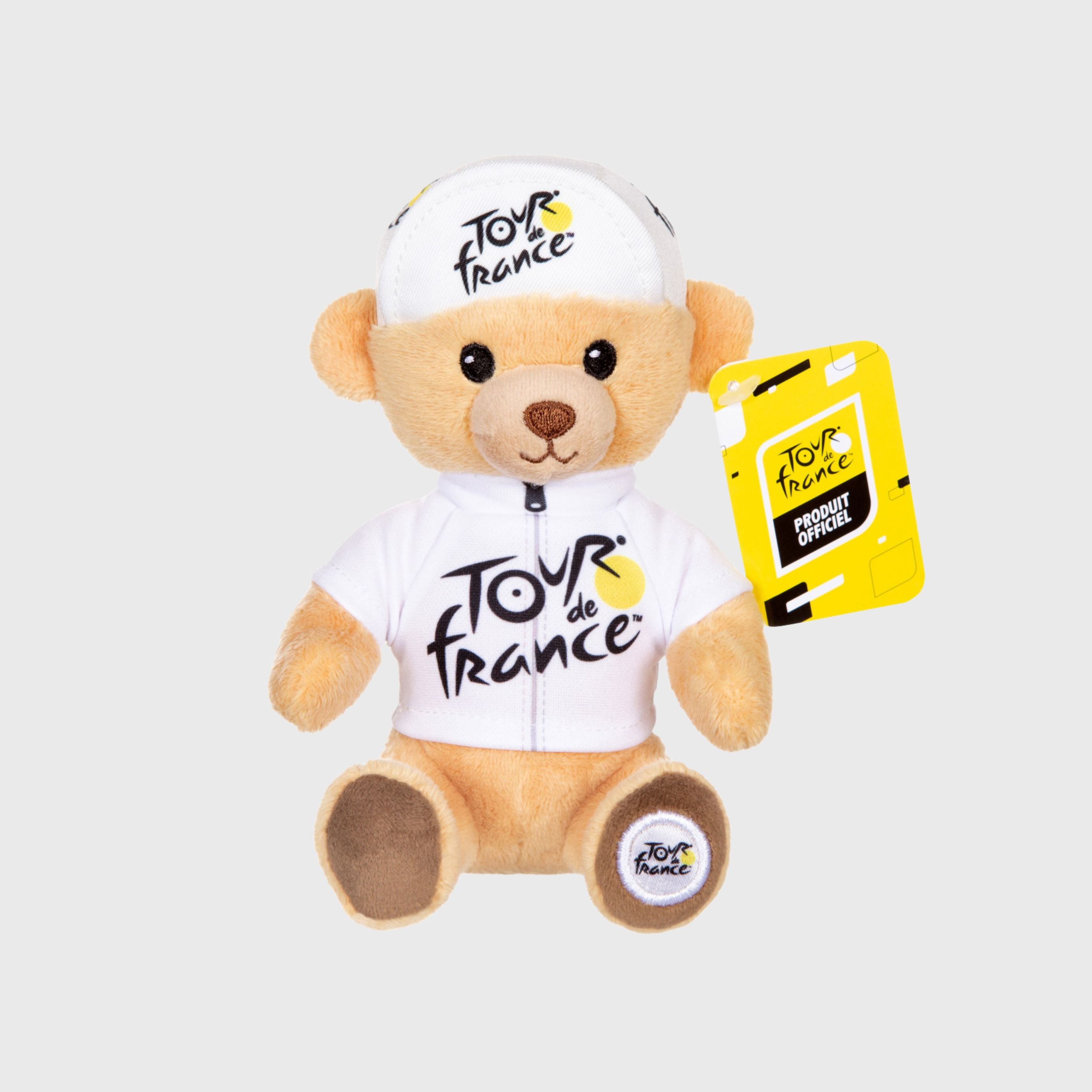 Tour de France White Jersey Bear Plush Toy 15 cm