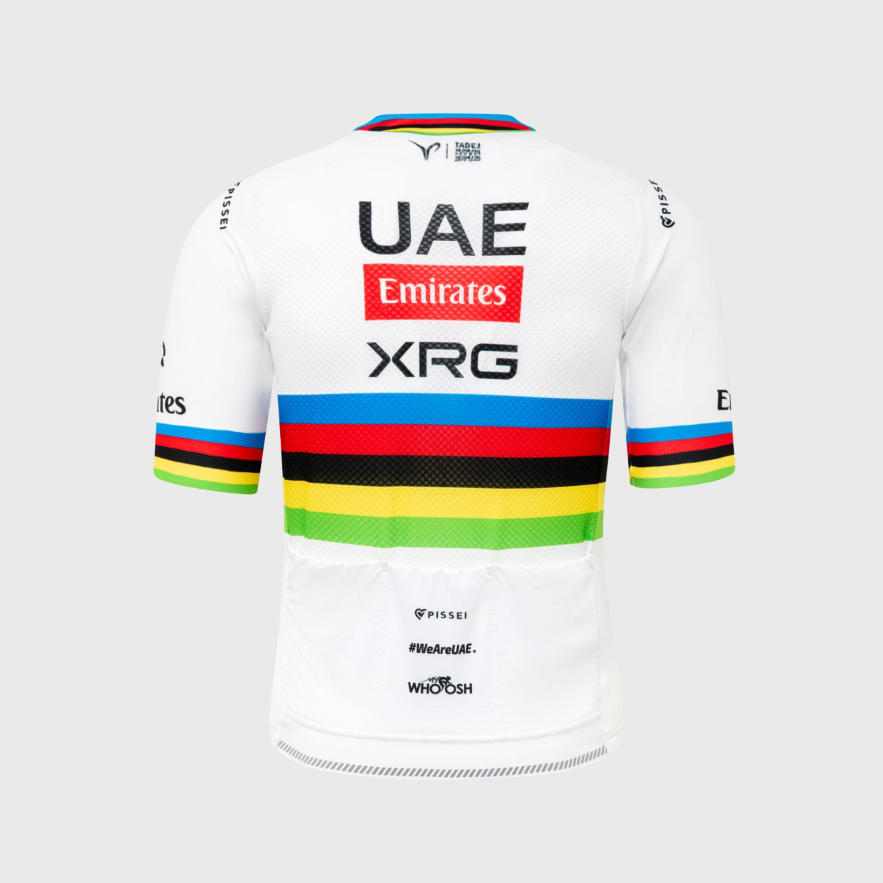 Maillot Cyclisme UAE Champion du Monde Pogacar 2026