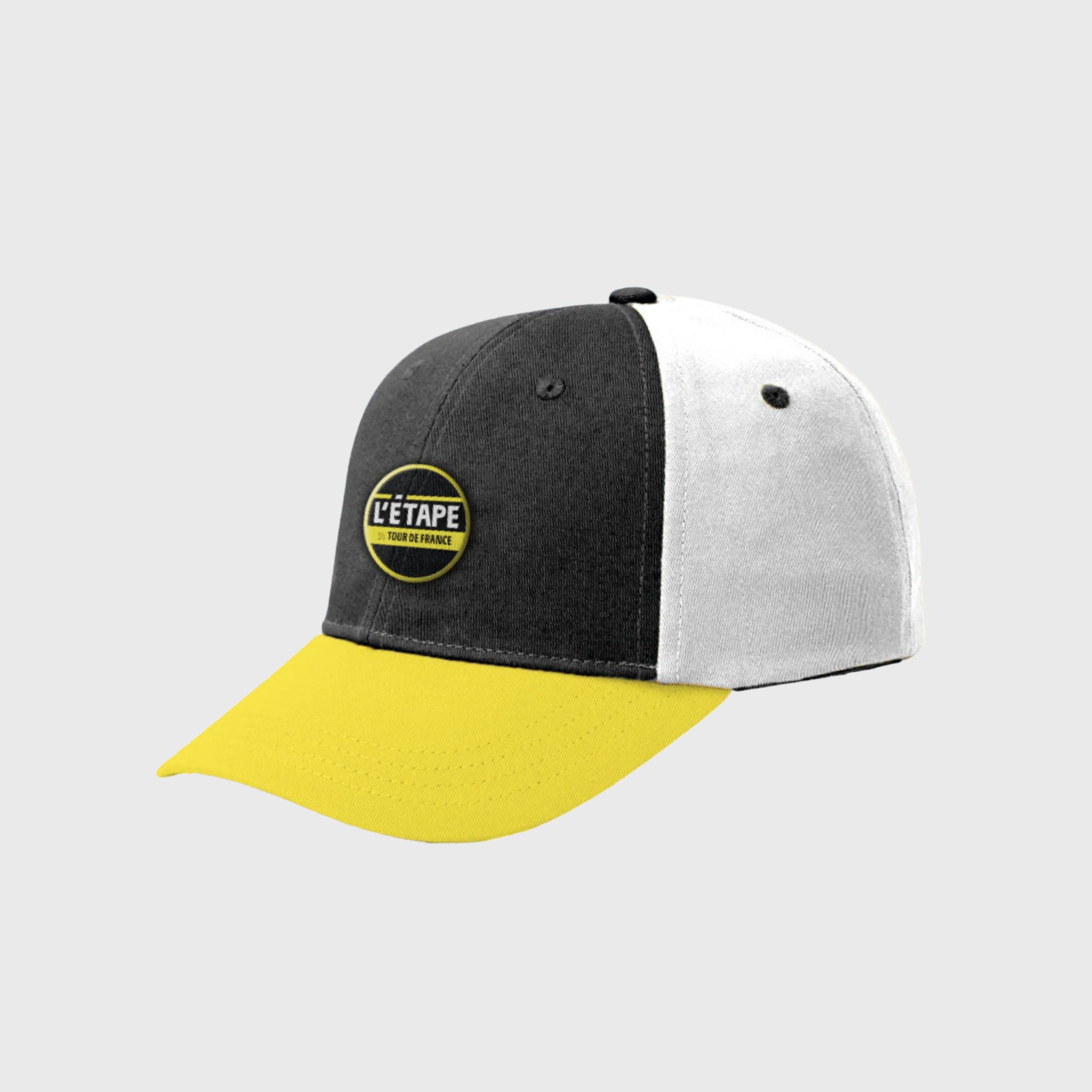 Cycling Cap L'ETAPE DU TOUR DE FRANCE Black Yellow