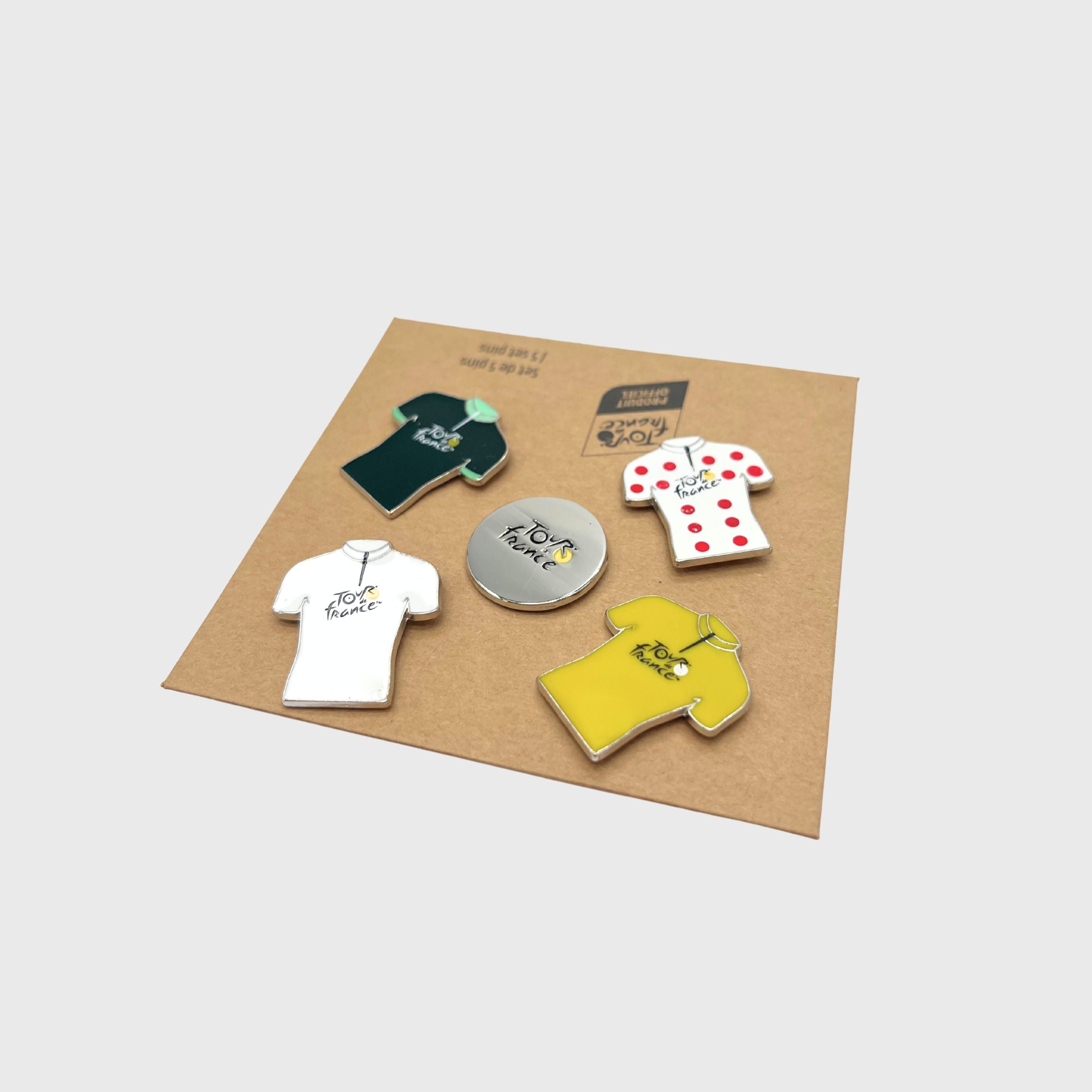 Tour de France 4-Jersey Pin Set